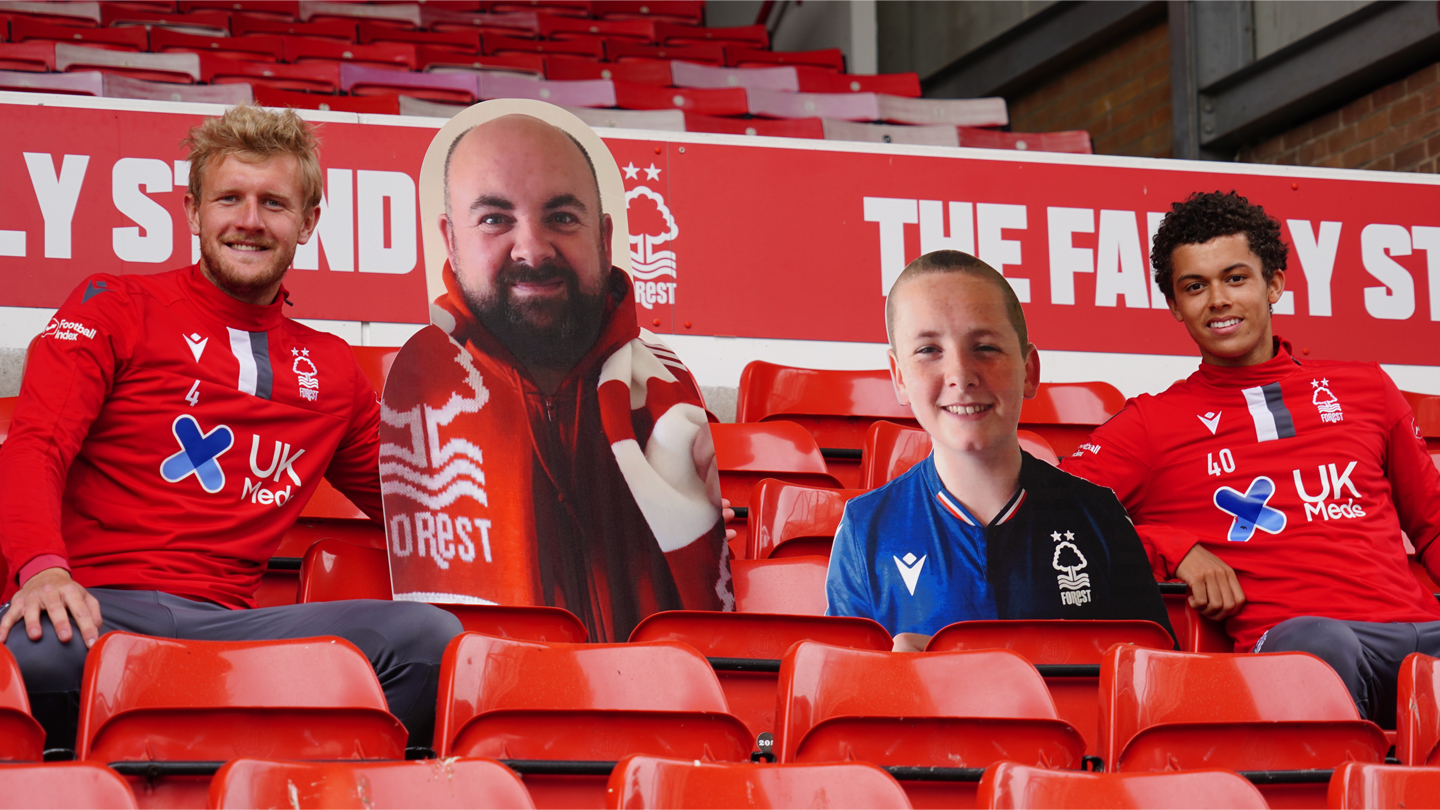 Order your cardboard cut-out today for installation for Sunday's game!