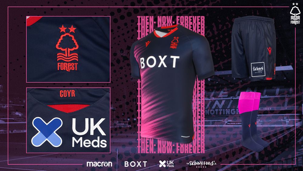 Nottingham Forest FC 202122 away kit revealed
