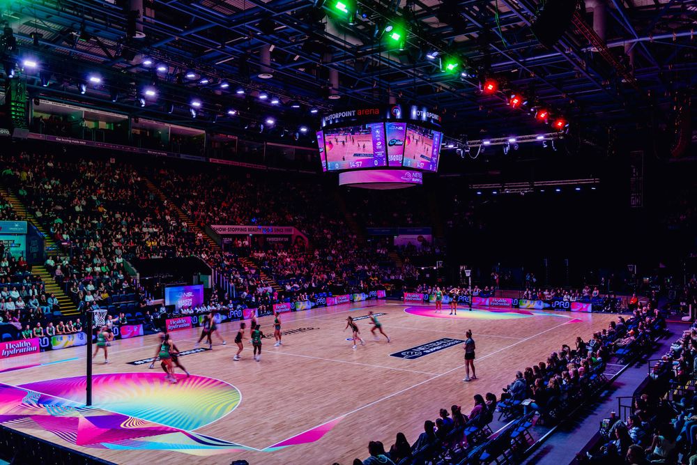 BL_NSL_SEASON_OPENER_FEB17_1943 (2) copy.jpg Motorpoint Arena, Nottingham. Photo credit: England Netball