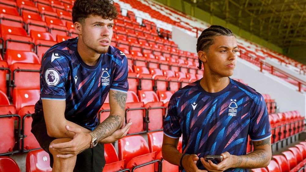 Nottingham Forest 22/23 Away Jersey by Garibaldi – Arena Jerseys