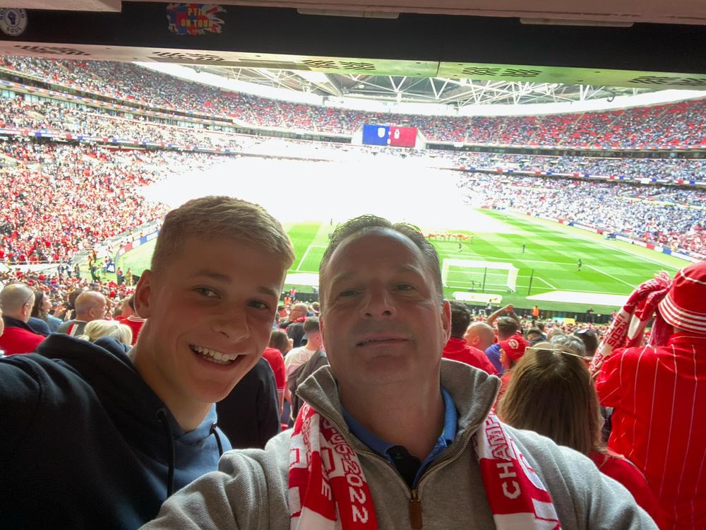 Zach Abbott - Wembley 2022 Zach Abbott - Wembley 2022